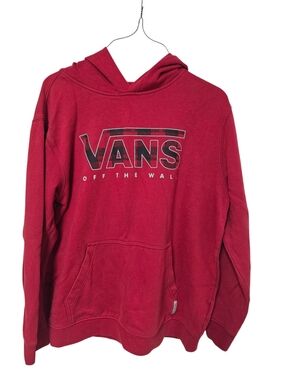 Vans Red Logo Pullover Hoodie